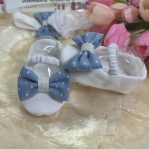 Blanco lazo cielo para niña